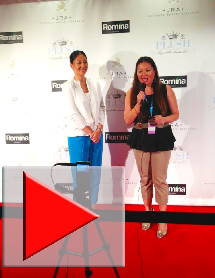 Sweeney Mae attends The Plush Show 2013 as a Media and interviews the CEO of The Plush Show