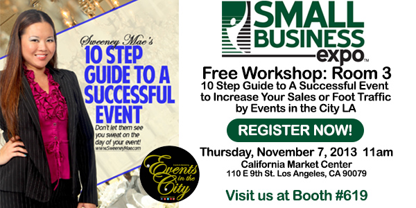 Sweeney Mae hosts a workshop at the Small Business Expo